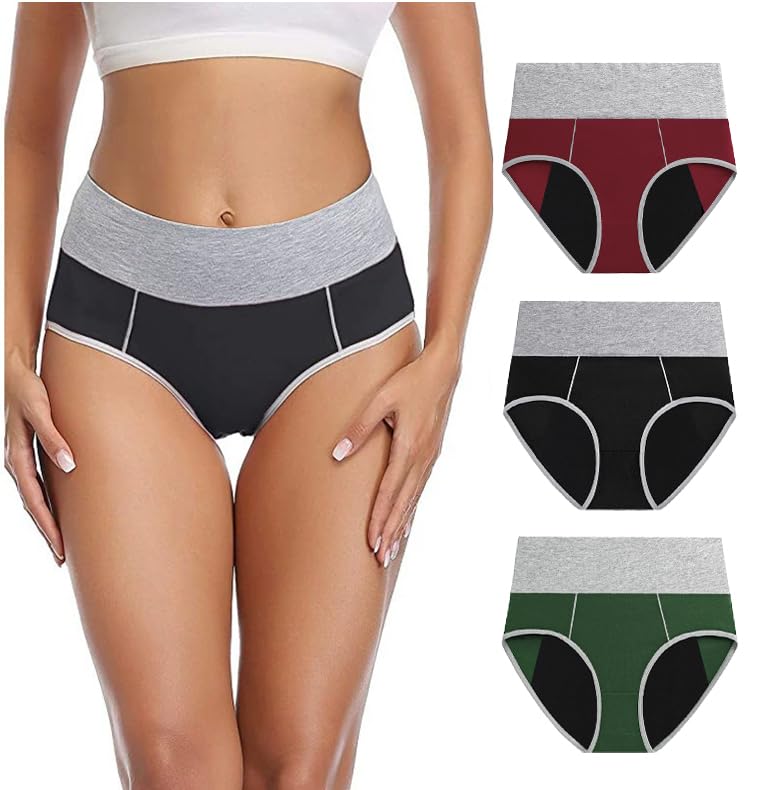 Jade Butterfly leakproof underwear 3-pack Red Black Green Size S Heavy